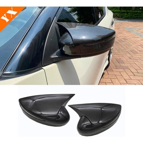 For Nissan Versa 2015 16 17 18 19 2020 Accessories Car Side Door Rearview Mirror Decoration Cover Trim Styling ABS Chrome/Carbon
