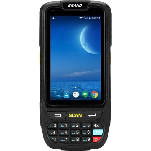 Android 7.0 PDA Handheld Computer Data Collection Terminal 1D/2D Barcode Scanner Quad-Core LTE 4G NFC Reader IP66