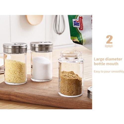 Spice Salt Pepper Shakers Seasoning Jar Can Barbecue BBQ Condiment Vinegar Bottle Kitchen Cruet Kitchen Gadgets