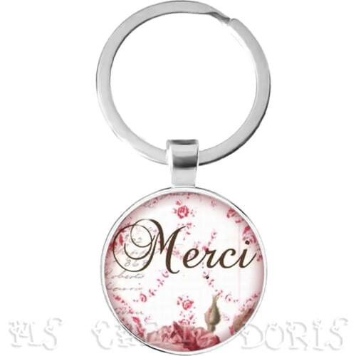 Fashion Quote I Am A Mistress Who Dechire Key Chain Jewelry Merci Maitresse Glass Cabochon Super Maitresse Keyring BEST Gift