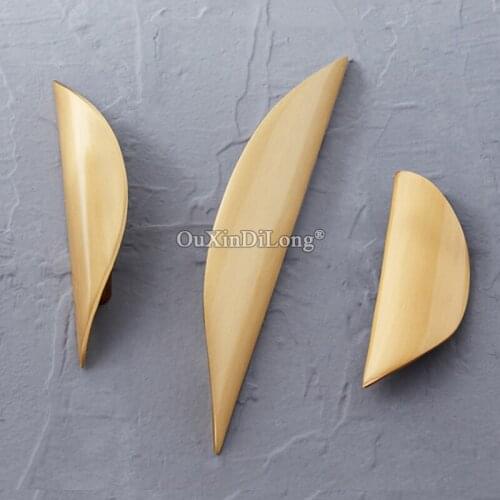 Arc Design 10PCS European Solid Brass Cabinet Door Handles&Knobs Cupboard Wardrobe Closet Drawer Kitchen TV Cabinet Pulls Knobs