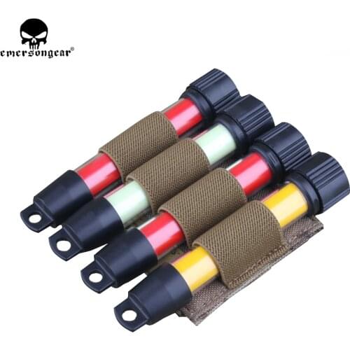 EMERSON Electronic Glow Stick Pouch B Modle Airsoft Hunting Tactical Molle Pouch for Light stick