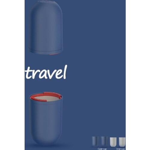 GURET Creative Travel Cup Toothpaste Toothbrush Storage Case For Bathroom Outdoor Travel Wash Set Bathroom Accessories Set