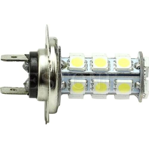 H7 5050 18-SMD LED Pure White Car vehicle Bulbs Fog Driving Daytime Light Lamp Q9QD