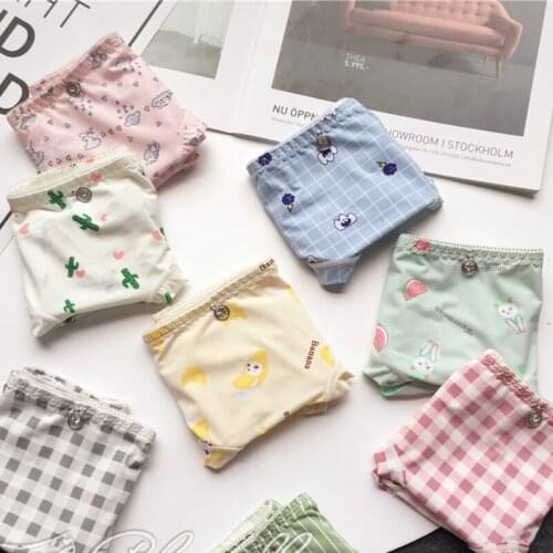 Cotton Panties Sexy Womens Underwear Cute Seamless Underpant Rhinestone Thong Comfort Ice Silk Briefs Low Rise Lingerie