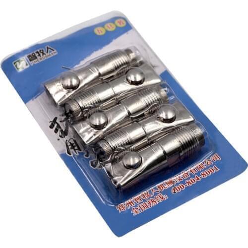 5 pcs/lot Livestock Pig Waterers Thickening Nipple Drinker Hog Automatic Waterers Pig Head Nipple Drinking Fountain Pig Feeding