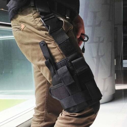 Pistol Holster Drop Thigh Gun Holster Pouch Military Oxford Holster Hunting Accessories For Gun Adjustable