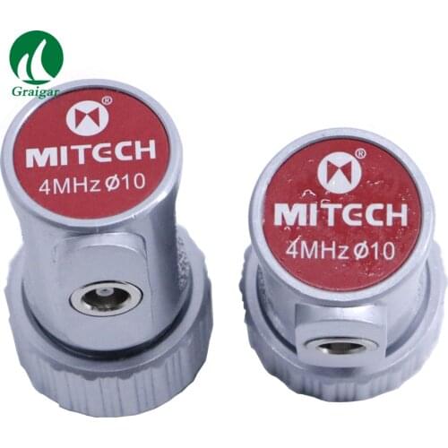 MITECH 4MHz 10mm Straight Beam Probe Ultrasonic Flaw Detector 2 Pcs/Lot
