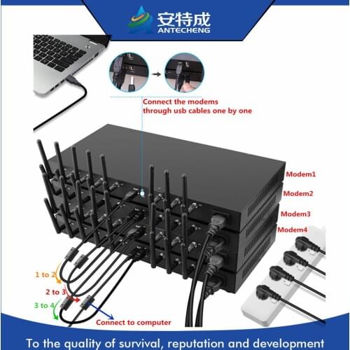 Antecheng 3g 16 port modem pool sim5215e, wcdma simcom sim5215 16 port sms modem pool, usb 16 port 3g modem pool