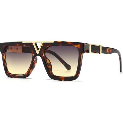 2021 new style Paris catwalk fashion square trend mens and womens sunglasses womens fashion sunglasses women cat eye