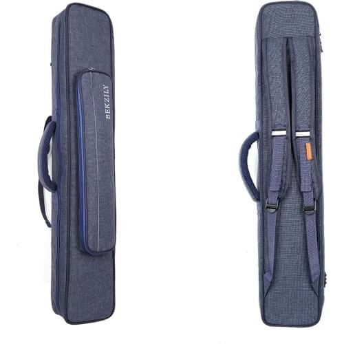 CUPPA New Billiard Cue Case Pool Cue Case 3 Butts 4 Shafts 2 Belts Billiard Accessories Grey Black Blue China