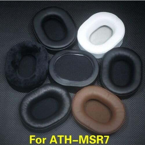 Sheepskin Ear Pads Replacement Earpads Cushion for Audio-Technica ATH-MSR7 ATH-MSR7BK M50x M40X ATH-M30 ATH-M50 M50s Headphones