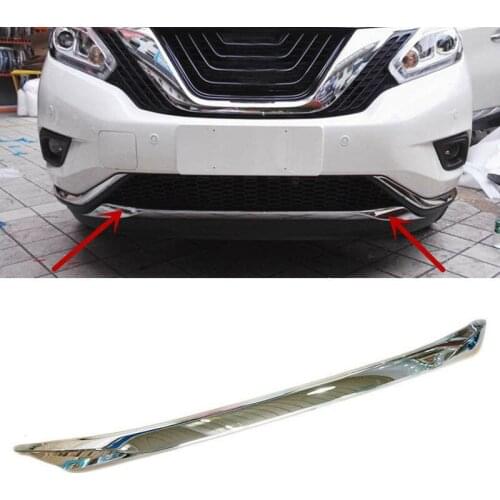 For Nissan Murano 2015 2016 2017 ABS Plastic Front Bottom Bumper Cover Trims Front Lip 1pcs
