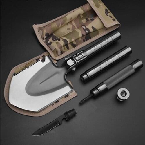 Multifunctional Folding Shovel Hand Tools Outdoor Survival Tactical Shovel Servant for Equipped Garden Camping Tools