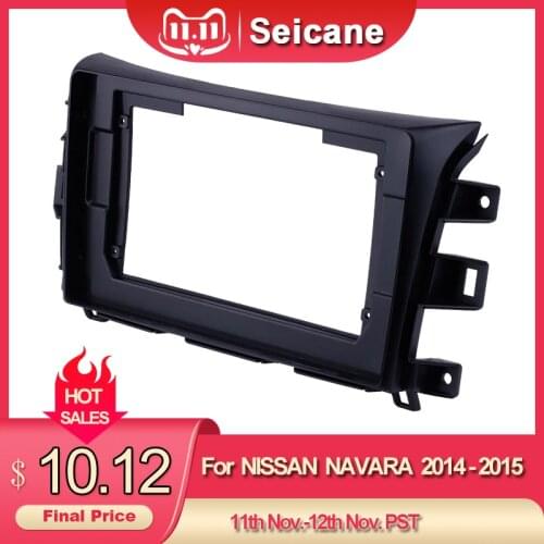 Harfey car radio Frame 10.1 inch for 2014-2015 NISSAN NAVARA Audio Dash Trim Fascia Panel Kit 2din