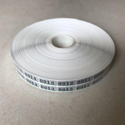 Brand new 1 x 5000 pairs Twin Check labels No. 0001 - 5000 for Noritsu & Fuji negative minilabs same as the photo