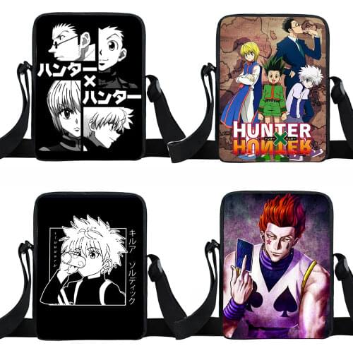 Anime HUNTERxHUNTER Crossbody Bag Hunter X Hunter Women Handbag HXH Killua Zoldyck Gon Freecss Chrollo Lucilfer Shoulder Bags