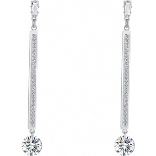 TONGKWOK Bohemia Exaggeration Dangle Earrings For Women Silk Thread Tassel Metal Long Chandelier Earrings #135505