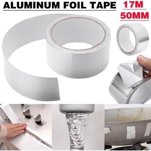 Aluminum Foil Tape Waterproof Self Adhesive Tape Pipe Repair For Refrigerator Water Heater Aluminum Foil Tape 2Style