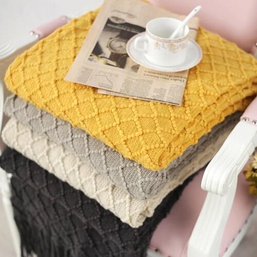 WHQ Acrylic Blankets For Sofa