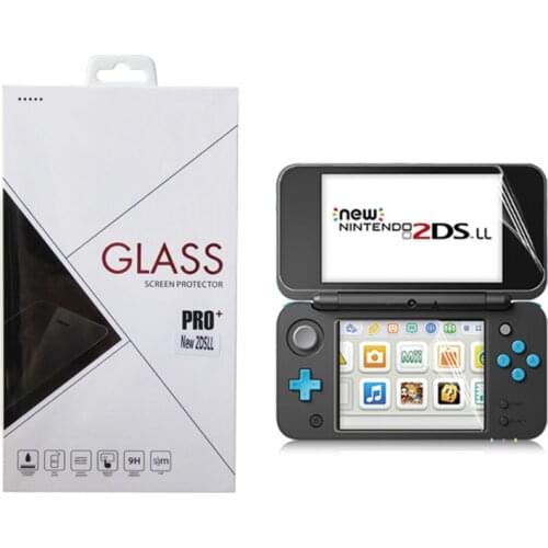 5PCS/LOT Anti-Scratch HD Film Skin Tempered Glass Screen Protector for NEW 2DS XL/LL