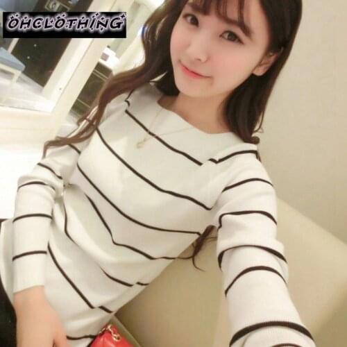 OHCLOTHING High Elastic soft Knitted Sweater Women 2019 Spring Autumn Split Women Sweaters Pullovers Female Pink Tricot Jumper