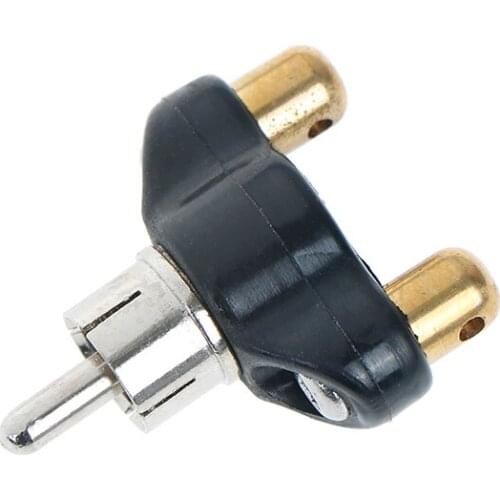 1PCS Professional RCA Tattoo Clip Cord Alloy Conversion Head For Tattoo Gun Supplies Tattoo Machine Power Accessories