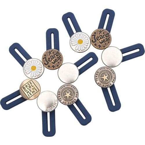 3/10pcs Trousers Jeans Buttons Extender Waistband Extension Button Elastic Extender Belt Buckle Pregnancy Accessories NEW
