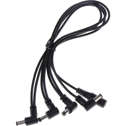 4 Way Guitar Effects Pedal Power Supply Cable Splitter Line Adapter For Electric Guitar Power Cord, LED Light Wire