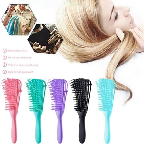 5 Colors Hair Brush Scalp Massage Hair Comb Detangling Brush For Curly Hair Brush Hairbrush For Women Men Salon Hair Care TSLM1