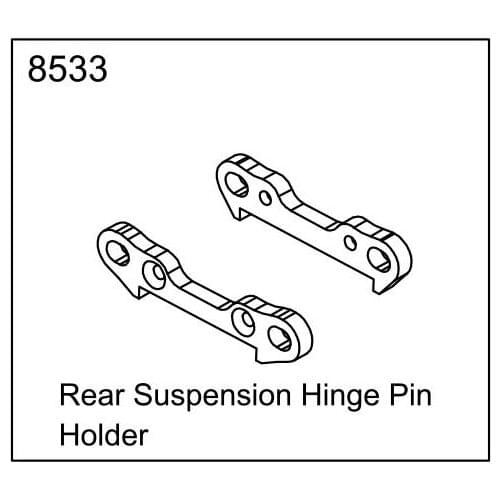 ZD racing EX07 accessories super sports car 1/7 original accessories 8533 rear arm size