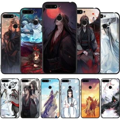 Mo dao zu shi black Silicone Phone Case For honor 30 20 Pro 8 8X 9 10 20 Lite Mate 10 20 30 Lite Pro cover