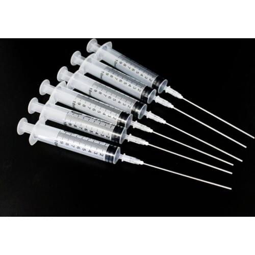 INK WAY 60sets 10ML syringe injector for refilling ink cartridge CISS CIS with 10cm long needle