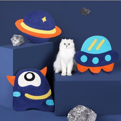 Cute Little Monster Cat Scratch Board To Protect Sofa From Cat Scratching Not Falling Debris Sisal Cat Scratcher Pet Products