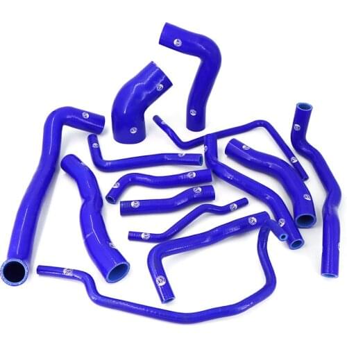 Silicone Radiator Hose Kit For V W Volkswagen Scirocco 2.0T (14pcs) RED/BLUE/BLACK