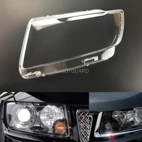 New Car Headlamp Lens For Jeep Compass 2011 2012 2013 2014 2015 2011-2015 Headlight Cover Car Replacement Auto Shell Cover