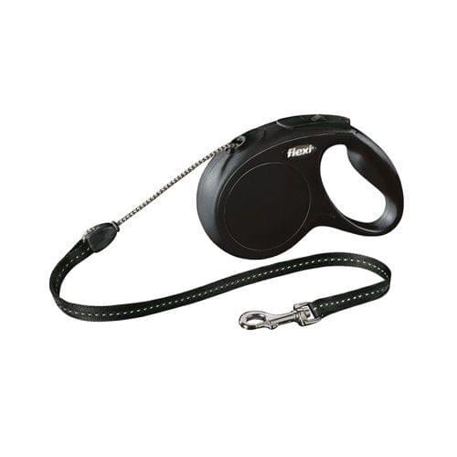 Flexi New Classic 5M İp M Black Automatic Leash