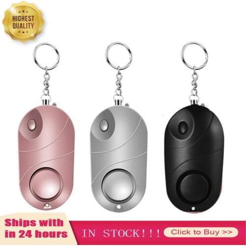 Personal Alarm Safe Sound Emergency Self-Defense Security Alarm Keychain LED Flashlight for Women Girls Kids