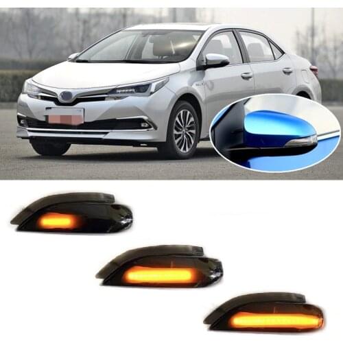Fit for Toyota Yaris Vios Vitz XP130 Auris MK2 E180 Camry XV50 Dynamic Blinker Indicator Mirror Turn Light Signal