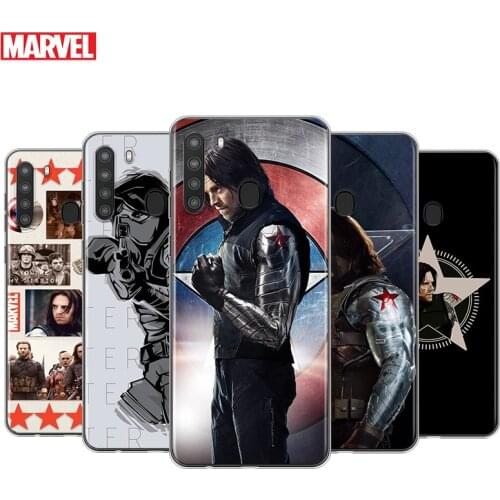 Marvel Winter Soldier White Wolf For Samsung A90 A80 A70 A70S A60 A50 A40S A30 A20 A10S A10E A10 A2 Core Transparent Phone Case