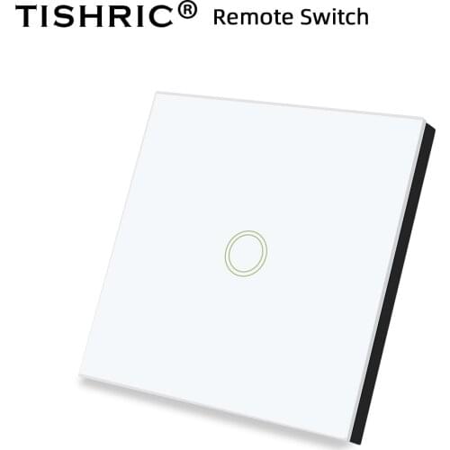 TISHRIC New 433MHz 86 Type RF Remote Wireless Glass Touch Panel Smart Controller Smart Home For Sonoff T1 SONOFF RF/4CH PRO