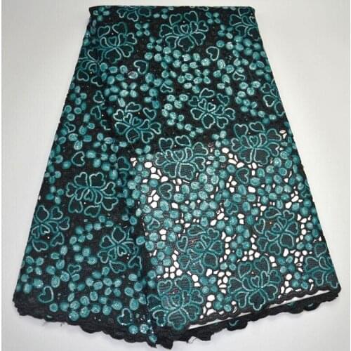 Most Popular French Lace FabricHigh Quality Lace Fabric embroidered sequins Bridal Organza Fabric For Wedding dress YED02