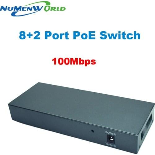 PoE switch 10 port 10/100Mbps desktop Fast Ethernet Switch Dahua for HD 720P/960P/1080P ip cameras