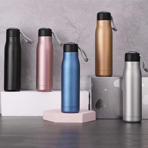 550ml Water Bottle Thermal Mug Double Wall Stainles Steel Thermos Bottle Keep Hot And Cold Insulated Vacuum Flask For Sport
