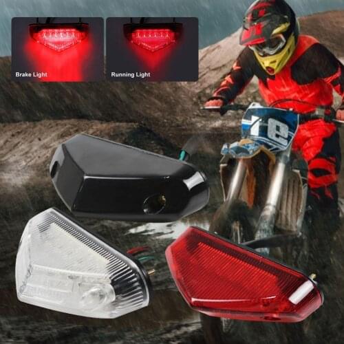 Universal Motorcycle Light Bar Strip DC 12V 12 LED Brake Stop Tail Light DRL Indicators for Motorcycle Motorbike ATV Dirt Bike