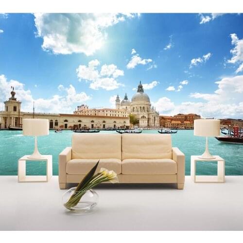 Custom photo 3d wallpaper on the wall Water city Sydney landscape Home decor 3d wall murals wallpaper for living room