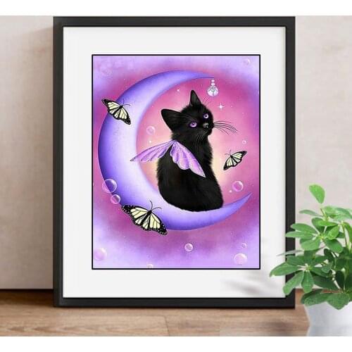 5D DIY Diamond Painting Cat Diamond Mosaic Picture Of Rhinestones Diamond Embroidery Cross Stitch Animal Home Decor Gift