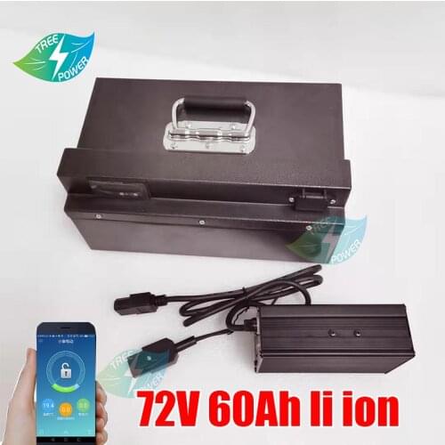72v 60Ah 72v battery 3000w inverter 3600w EV solar energy RV motorhome caravan rv power supply + fast 5A charger