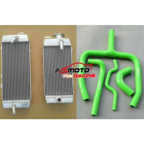 FOR KAWASAKI KXF250 KX 250 F KX250F KXF 250 2009 2010 09 10 Aluminum Radiator and Y hose