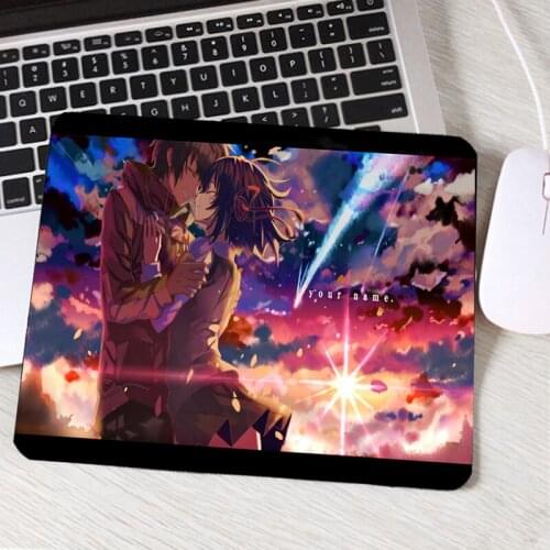 Animation Product Small Mini Size Computer Mousepad Anime Style Your Name Kimi No Na Wa Pattern Printed Diy Tablemat